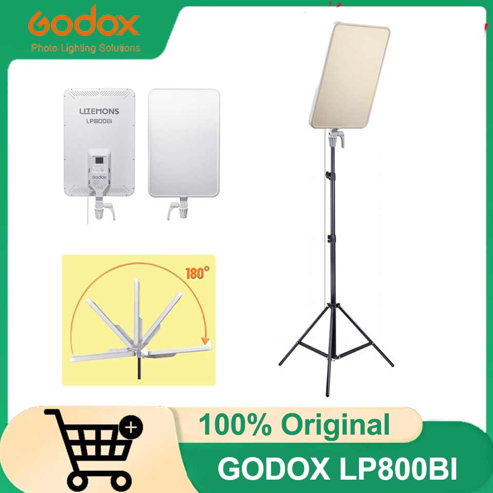 Led Light Panel Stream - GODOX LP800BI LED Live Streaming Panel