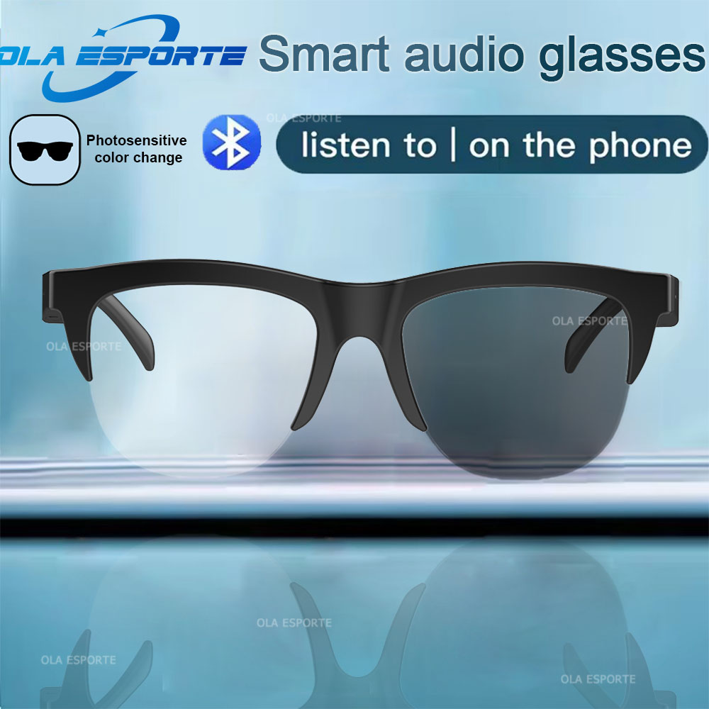 Esports Gaming Headset - 2025 Photosensitive Color Change Smart Glasses