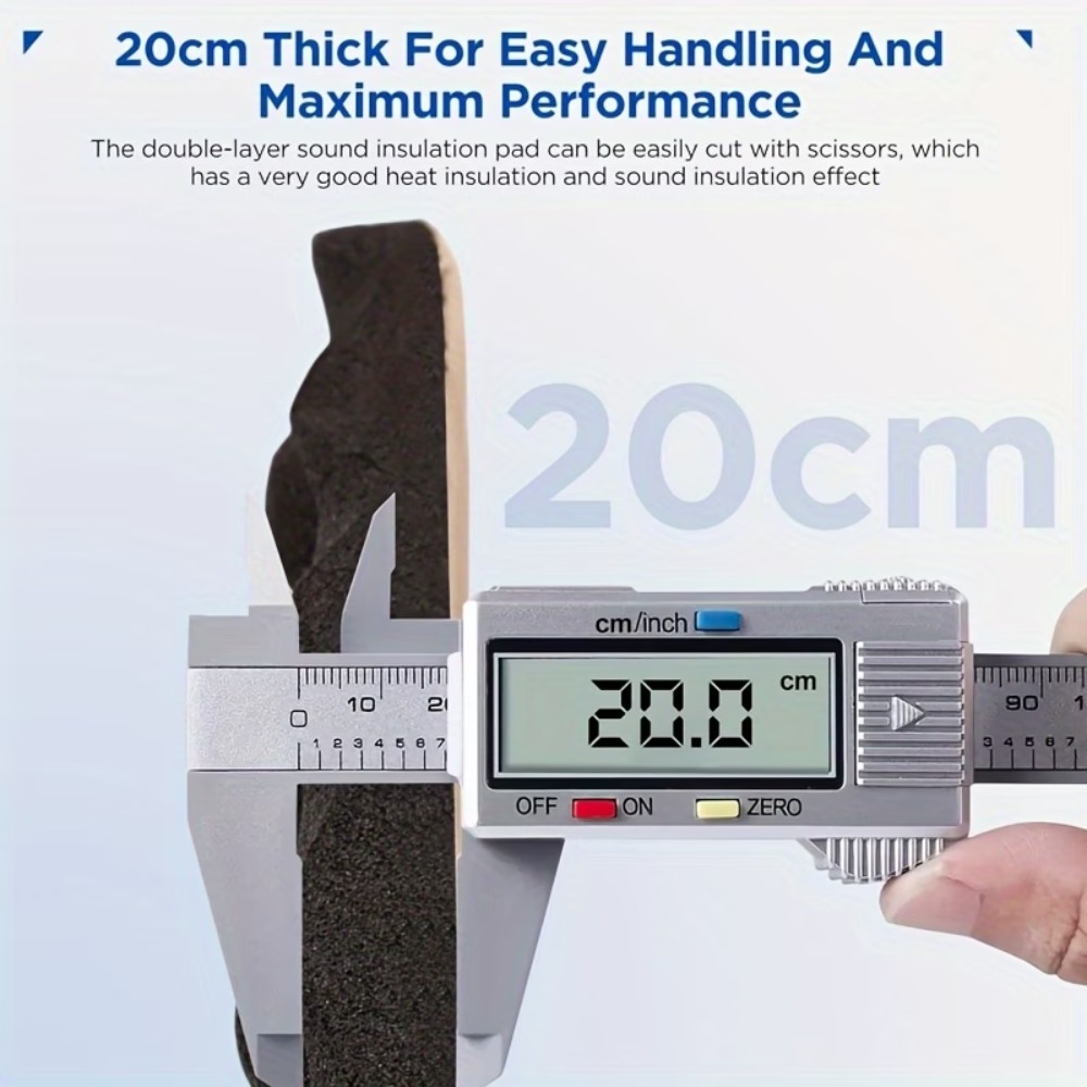 1 Roll 2cm-50x100cm Self-Adhes - Sound Dampening Foam 评论和价格