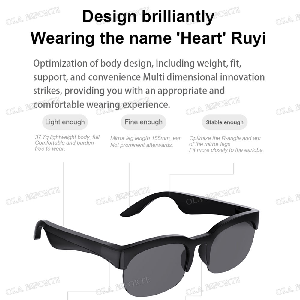 New Smart Bluetooth V5.3 Sungl - Esports Gaming Headset 评论和价格