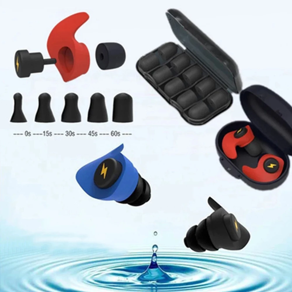 Sleep Silicone Ear Plugs Black - Sound Dampening Foam 评论和价格