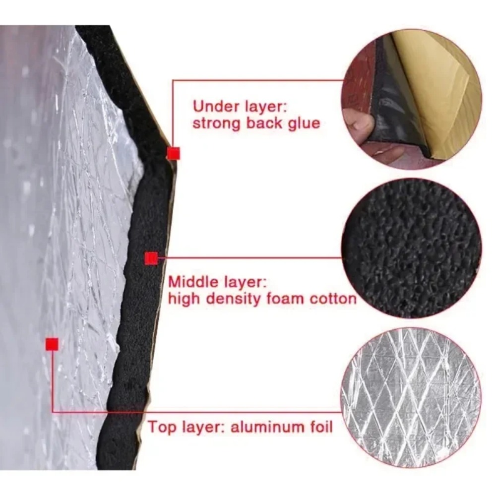 Extra Thick 20mm Car Sound Dea - Sound Dampening Foam 评论和价格